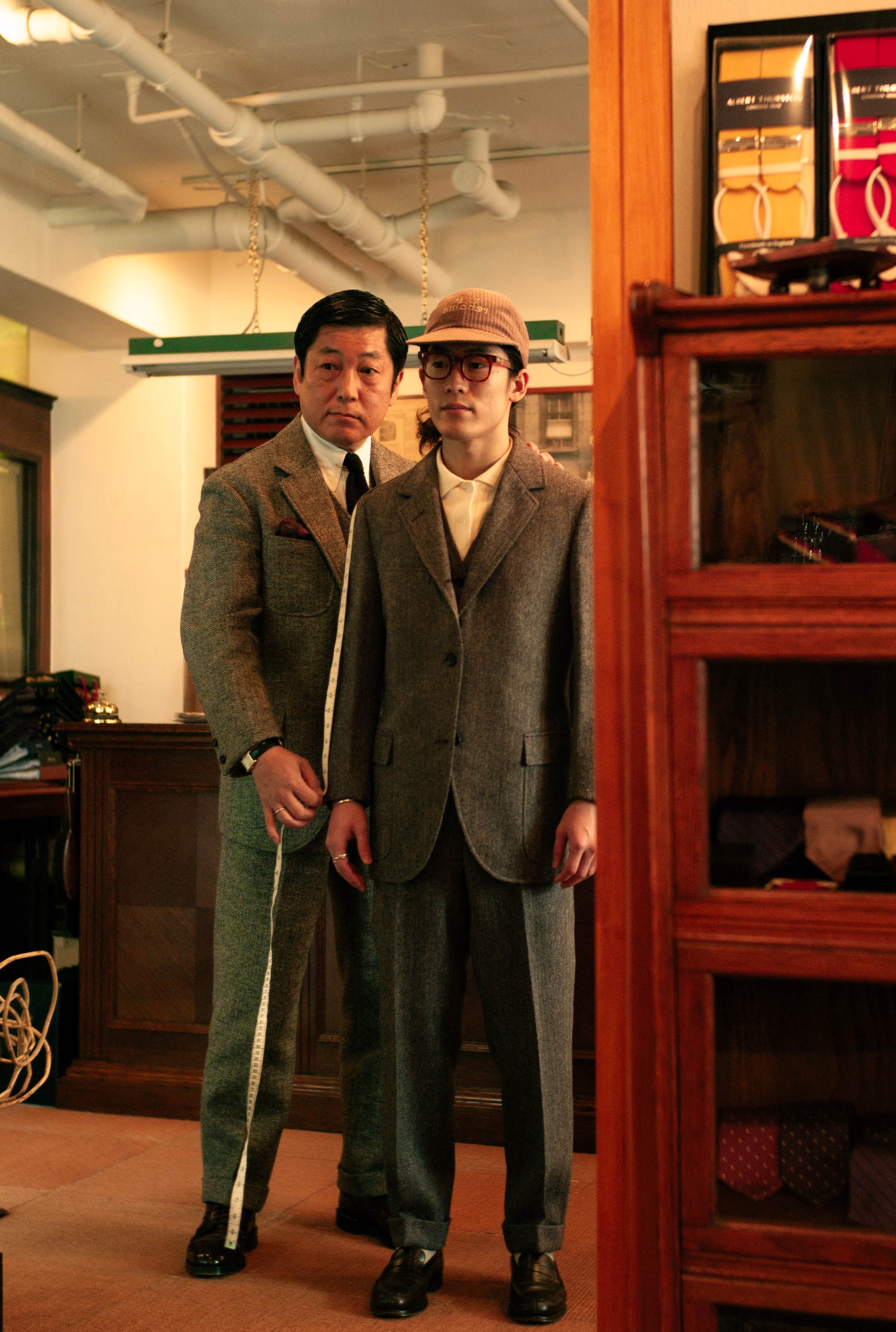 渋谷にいる『ぼくのおじさん』、テーラーケイドでスーツを仕立てたい